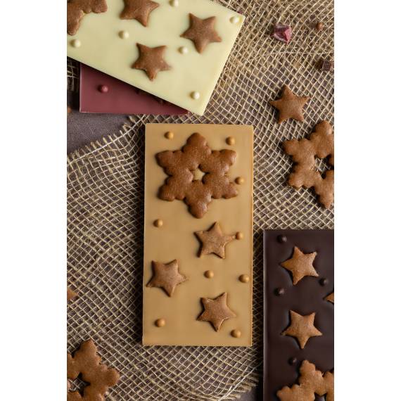 Czekolada z piernikową śnieżynką/100 g