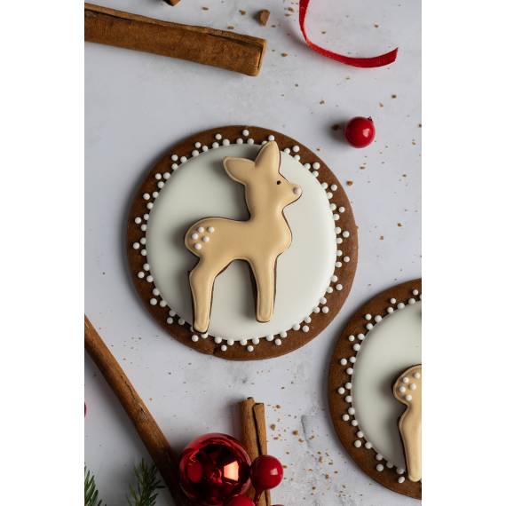 Ciasteczko świąteczne z sarenką